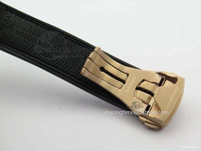 0215 Breathable Seamaster Professional Chrono RG Black Ceramic Black Dial On Black Gummy Strap A 8214